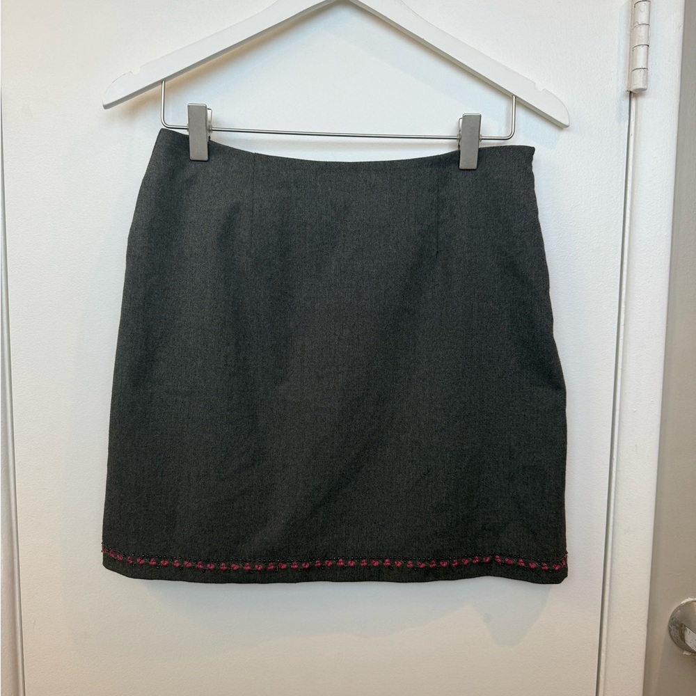 Vintage Grey Express Mini Skirt